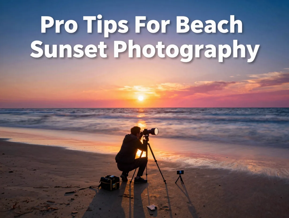 Pro tips for beach sunset photography