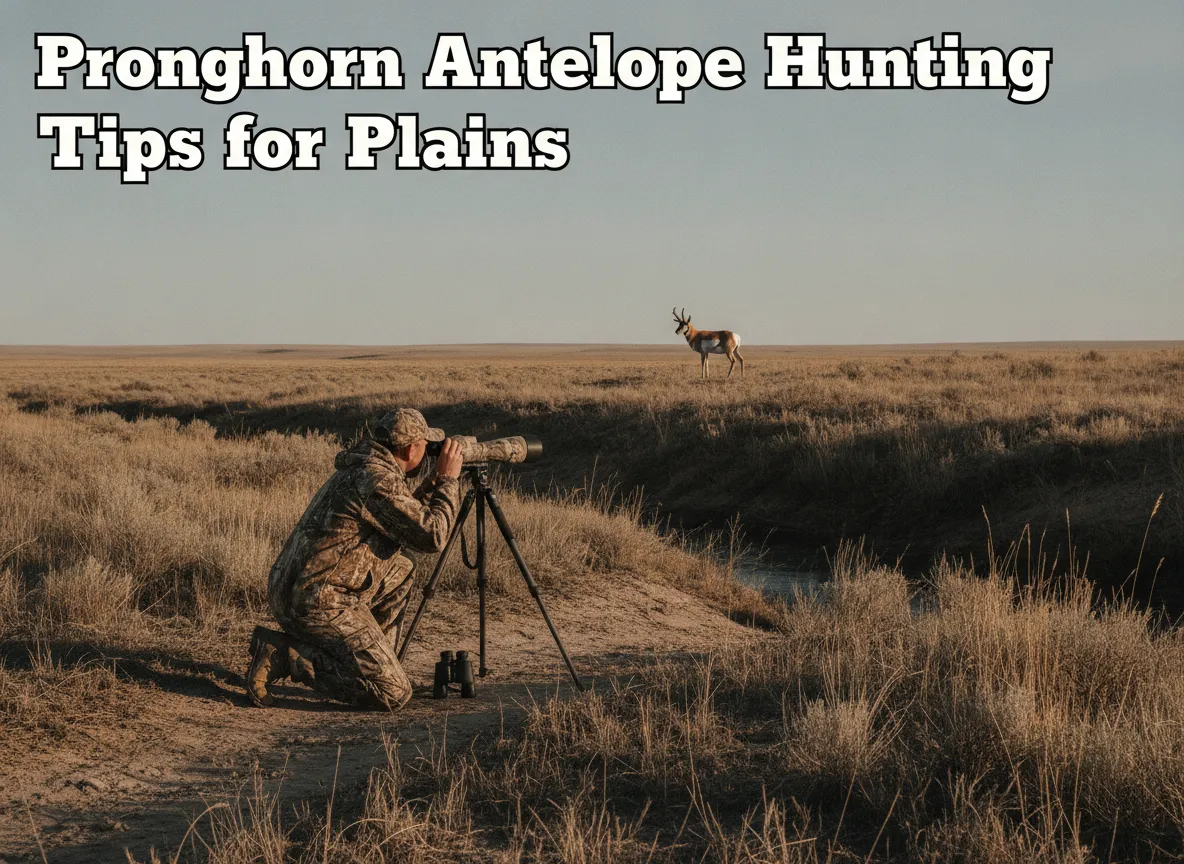 Pronghorn antelope hunting tips for plains