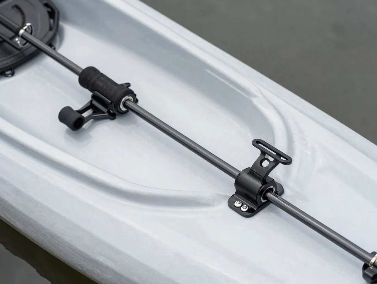2 rail mounted rod holders