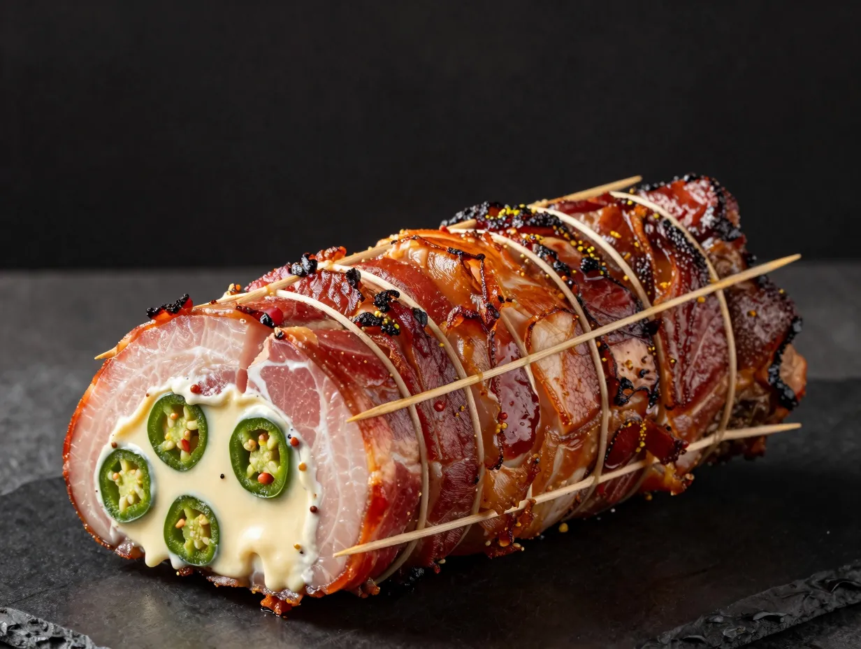 3 jalapeno cream cheese and crispy bacon