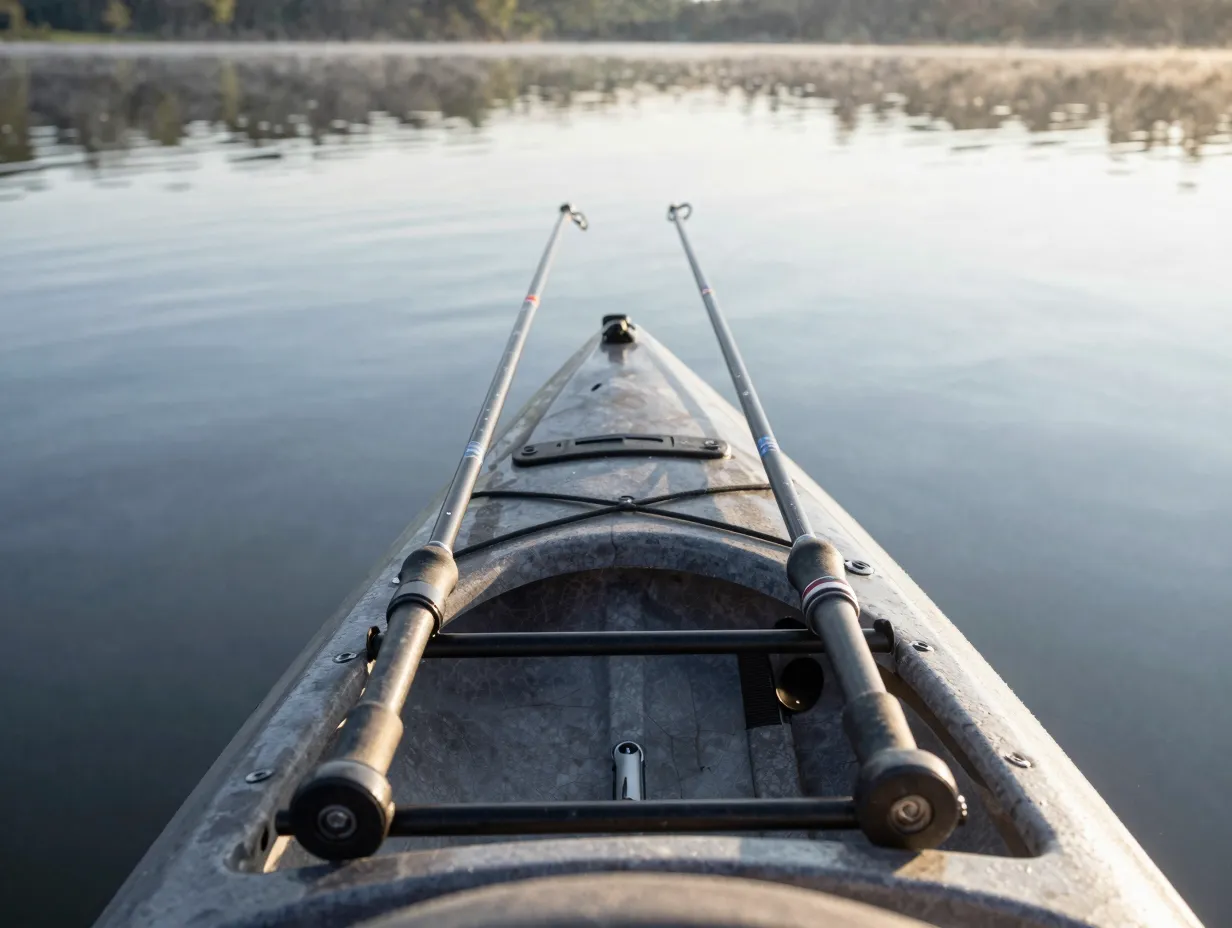 5 behind the seat horizontal rod holders