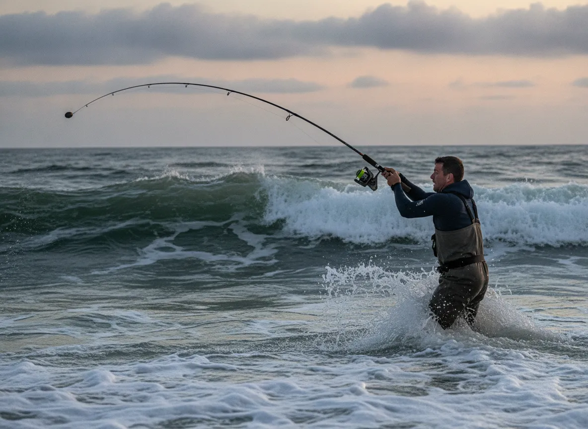 Penn battalion ii surf spinning rod best surf fishing rod