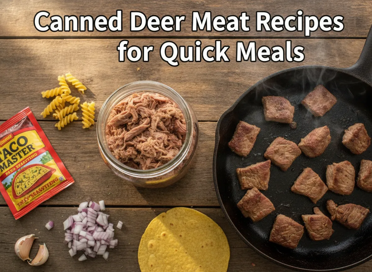 Canned deer meat recipes for quick meals