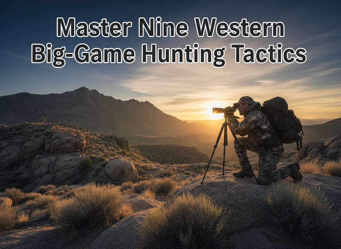 Master nine western big game hunting tactics