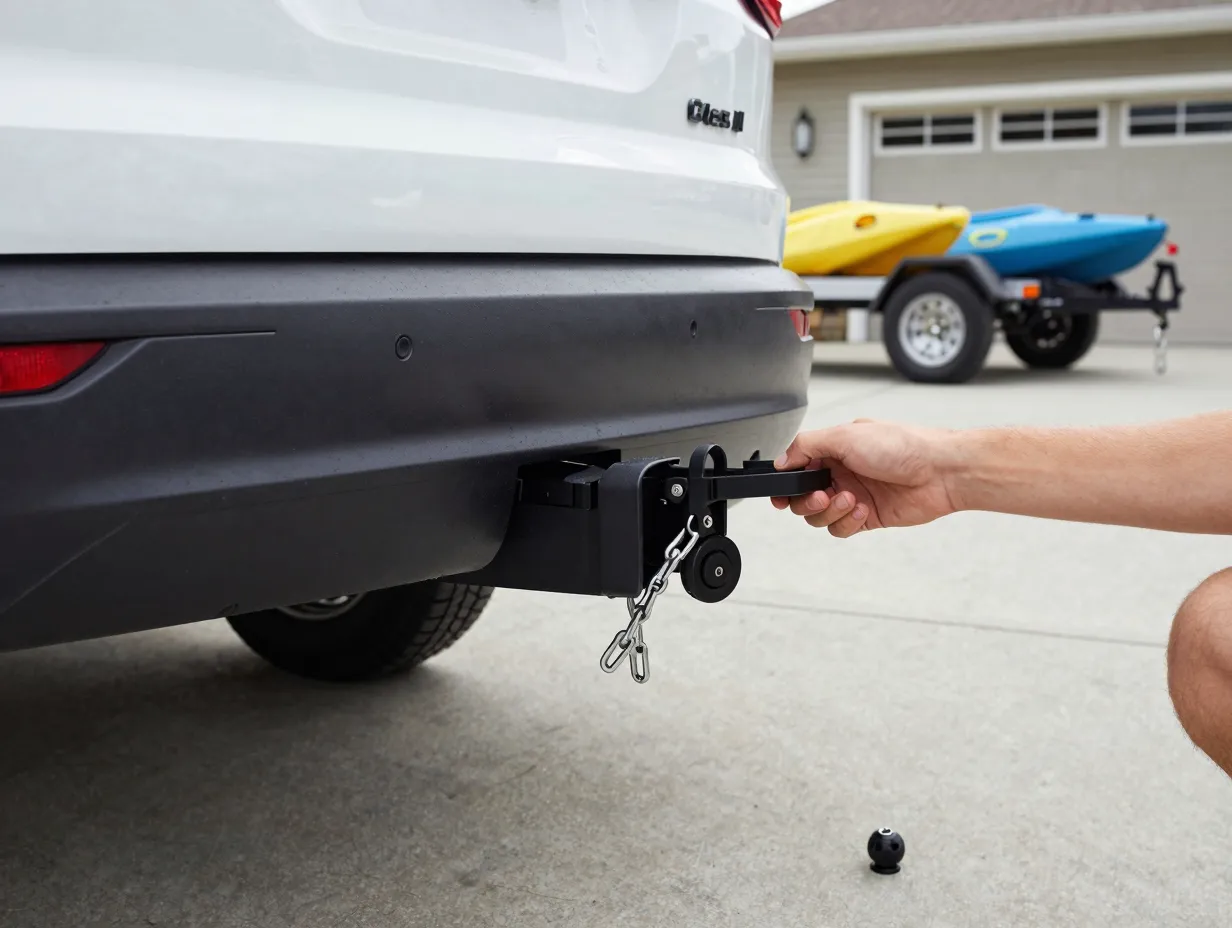 2 match your hitch and tow vehicle to the trailer