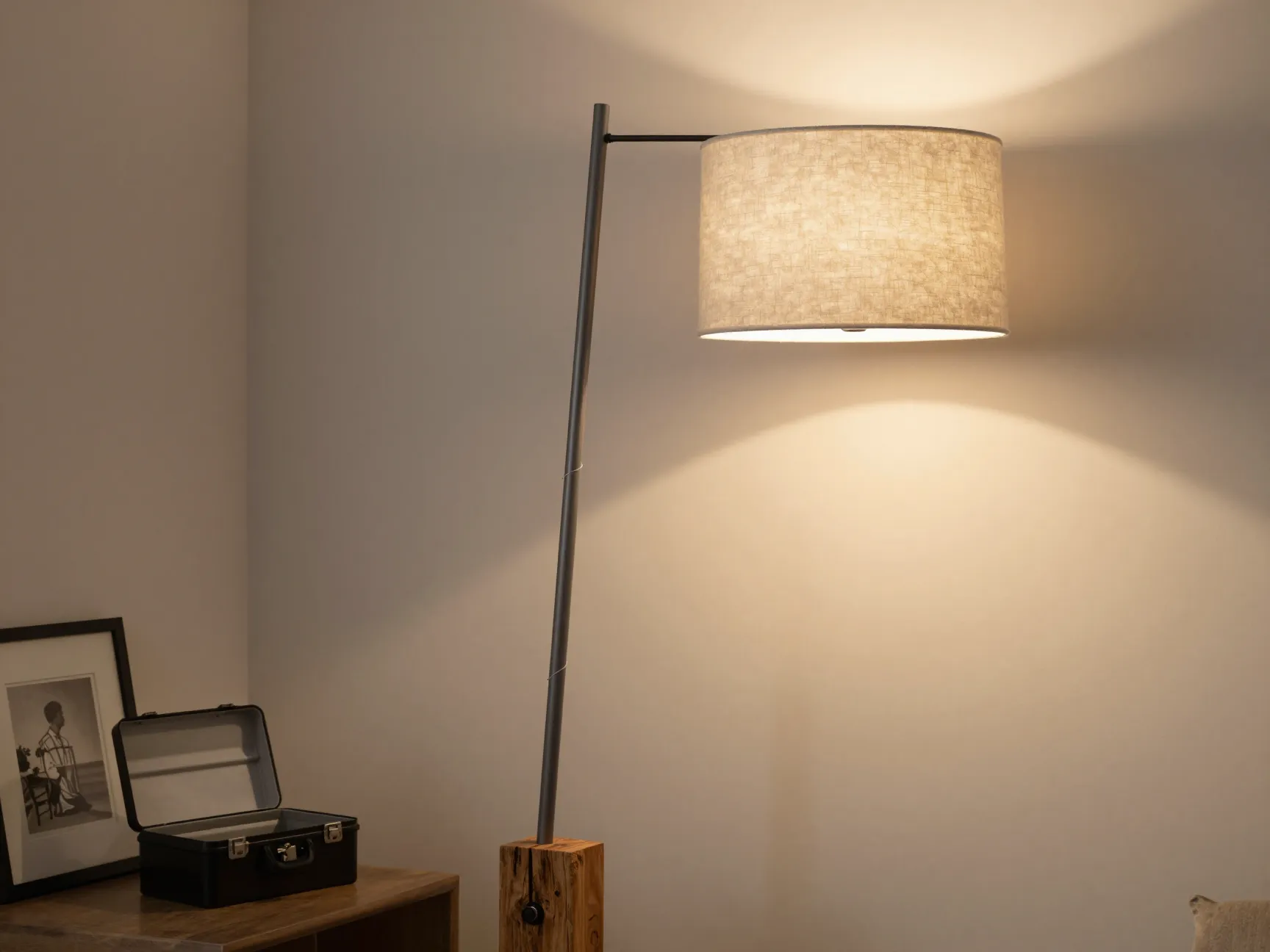 5 fishing pole lamp base