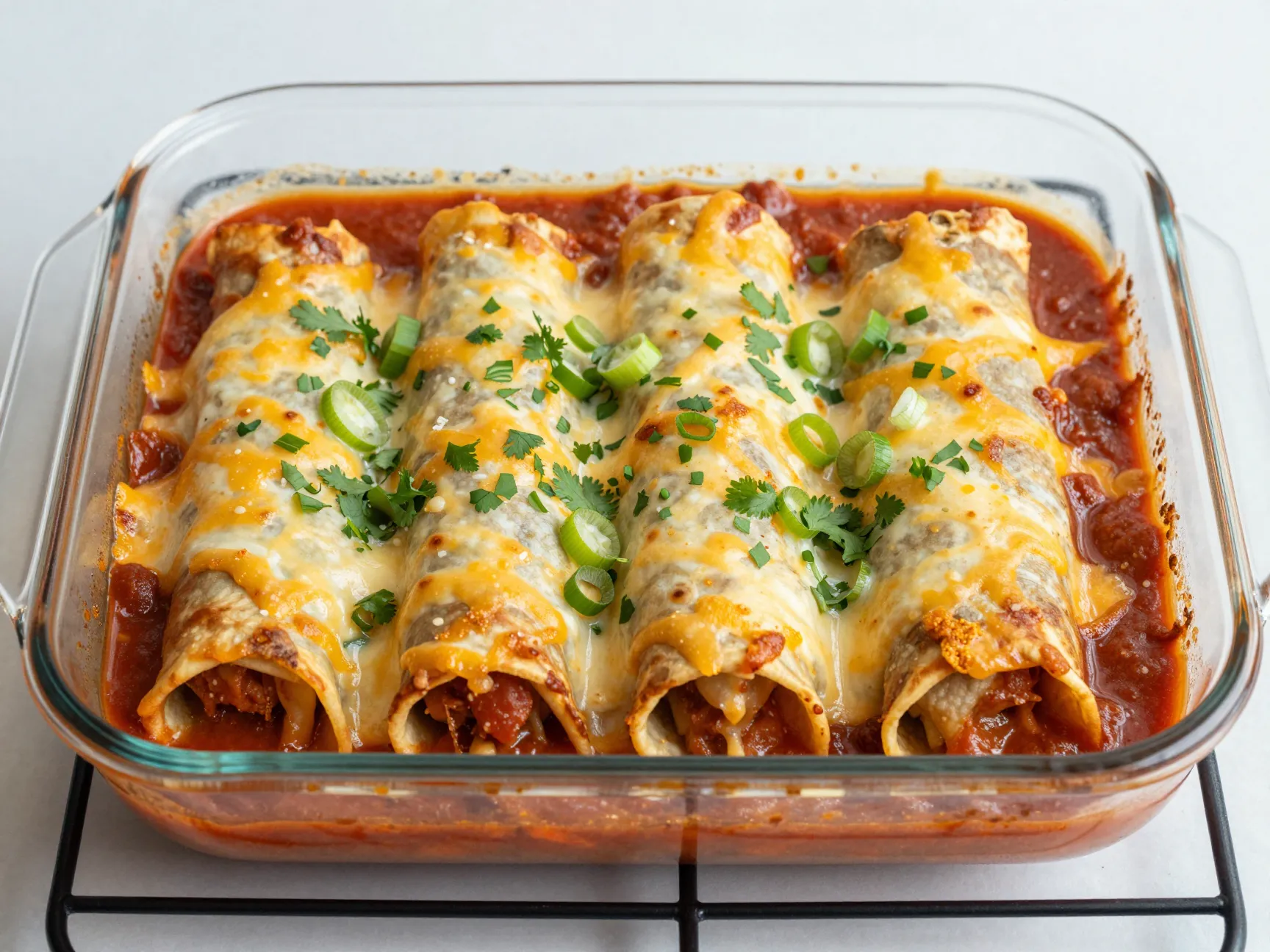 Venison enchiladas