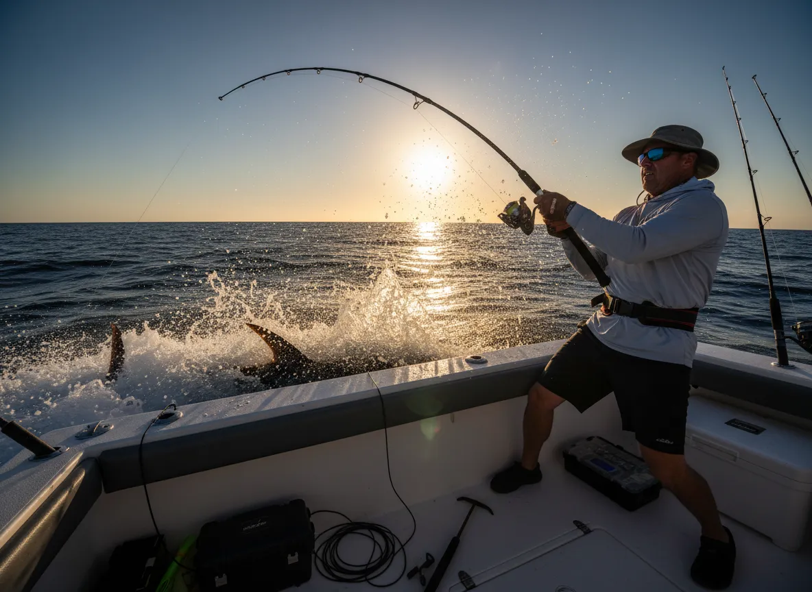 Fight the fish efficiently to maximize survival and success