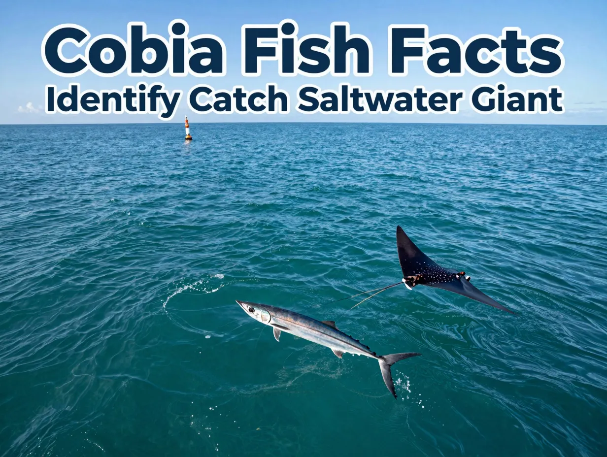 Cobia fish facts identify catch saltwater giant