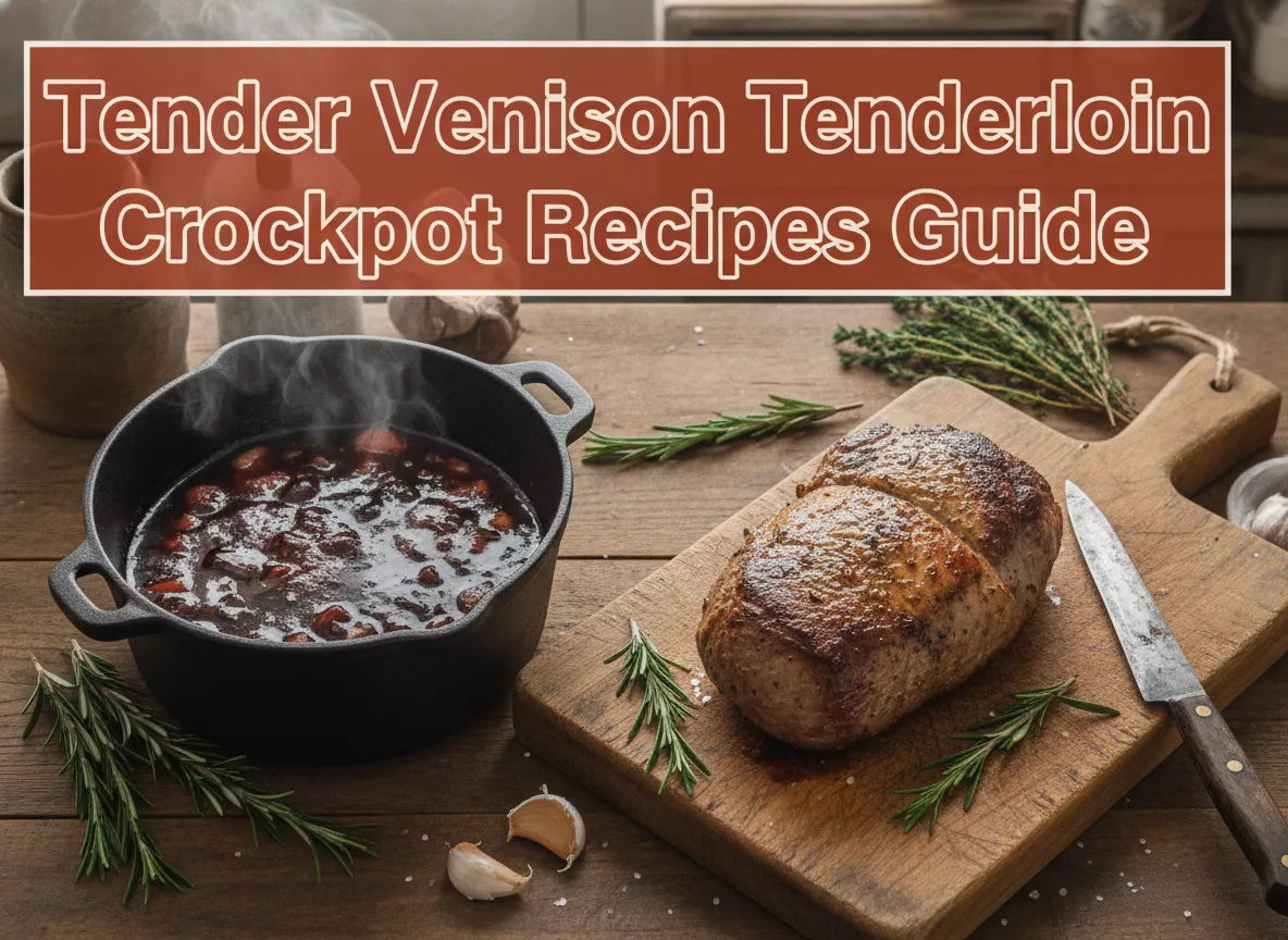 Tender venison tenderloin crockpot recipes guide