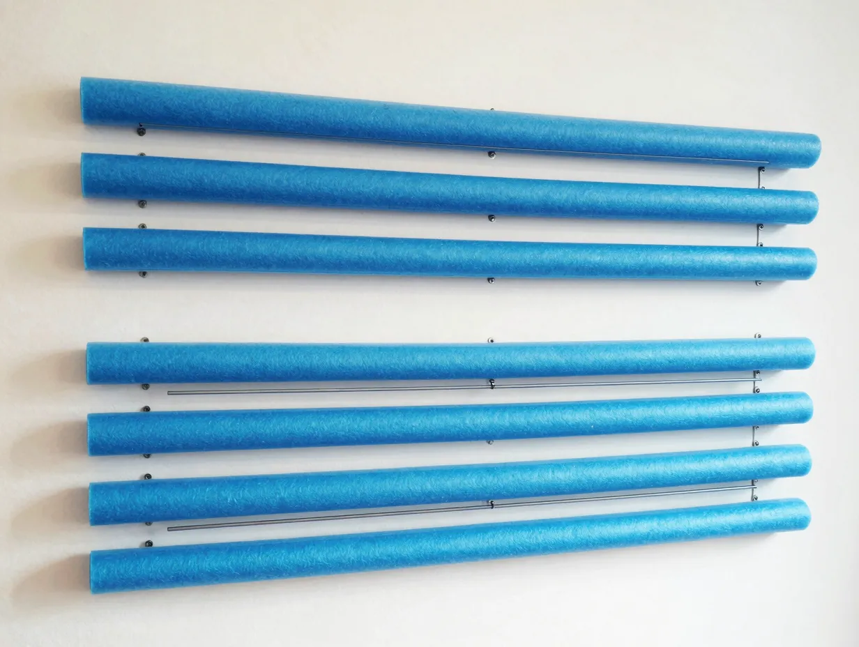 3 pool noodle rod organizer