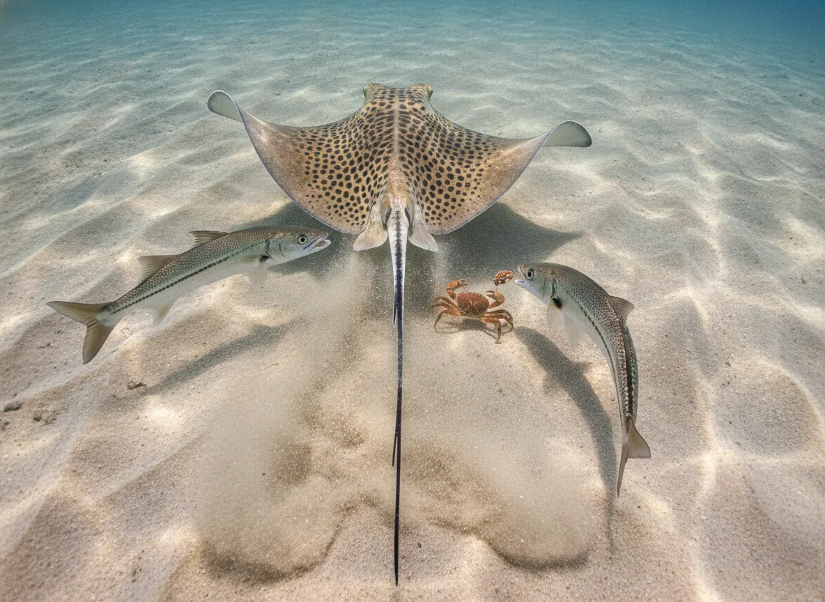 The association between cobia and rays is not accidental