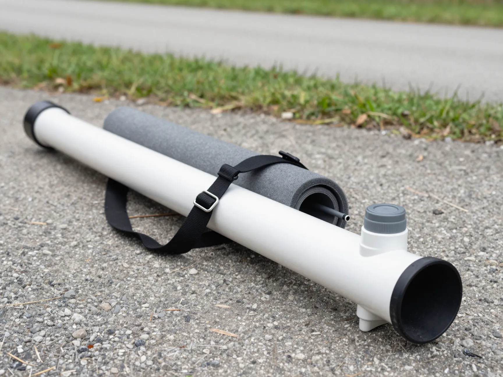 6 pvc portable rod carrier tube