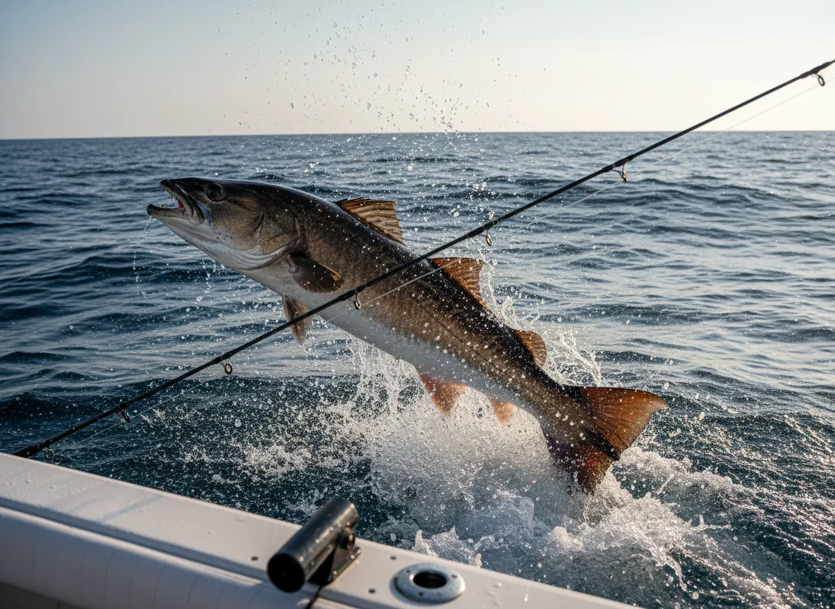 Cobia fight harder per pound than most saltwater species