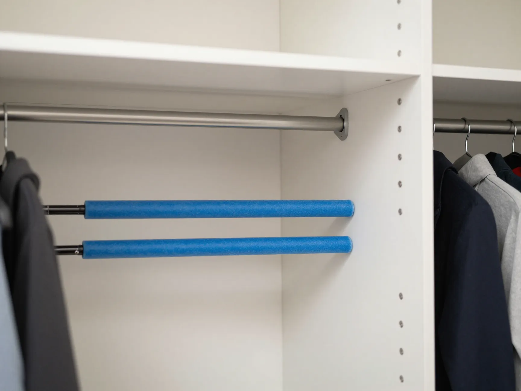 7 tension rod closet organizer