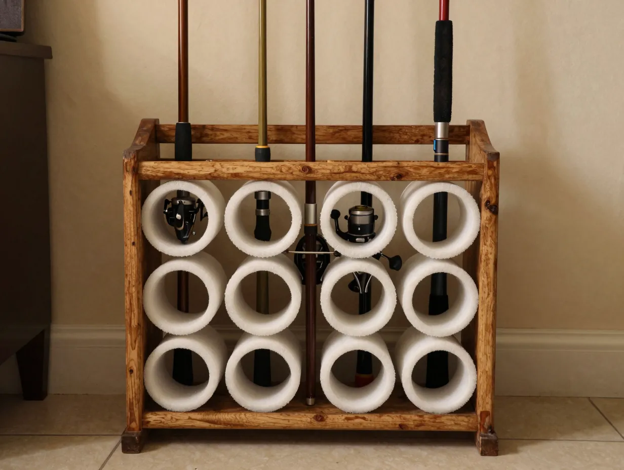 9 repurposed wine rack rod holder
