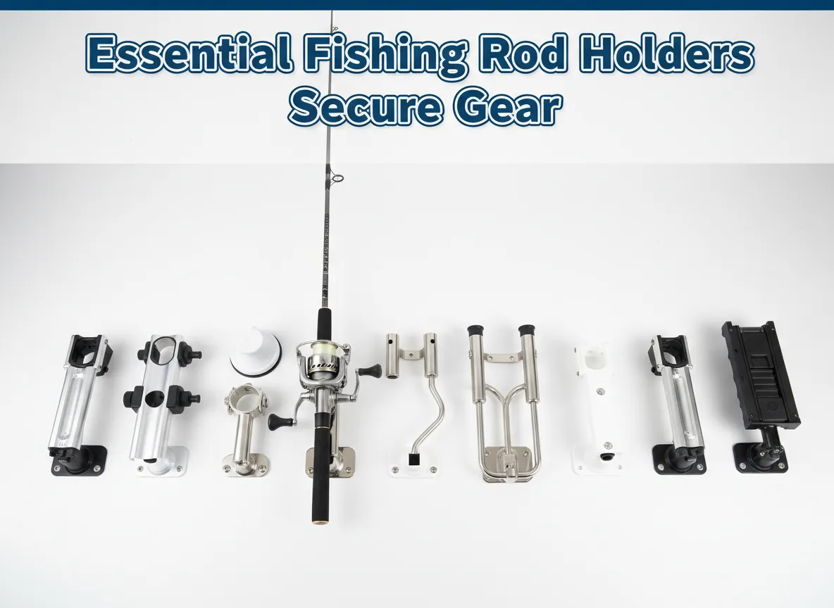 Essential fishing rod holders secure gear