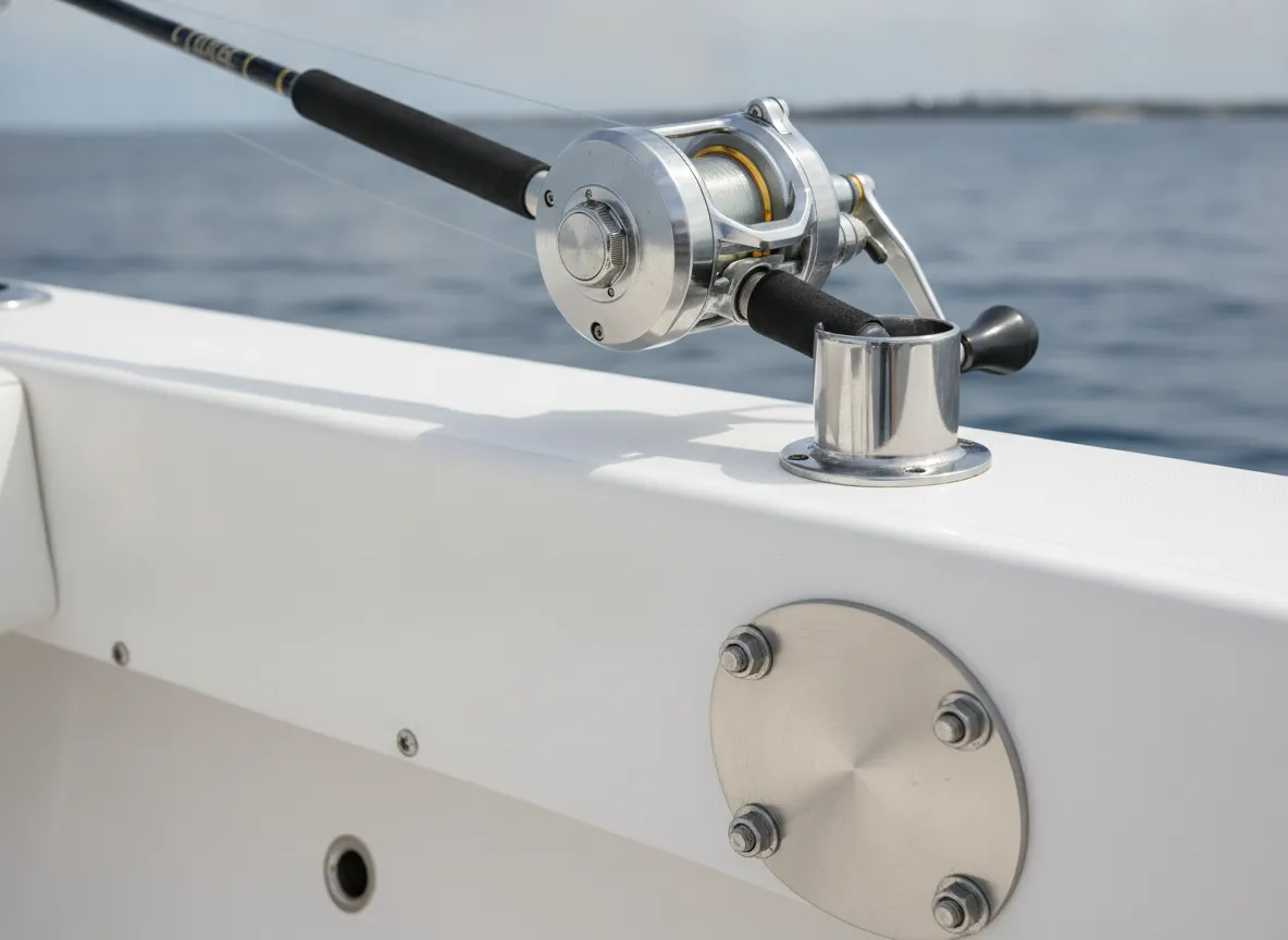 1 flush mount rod holders