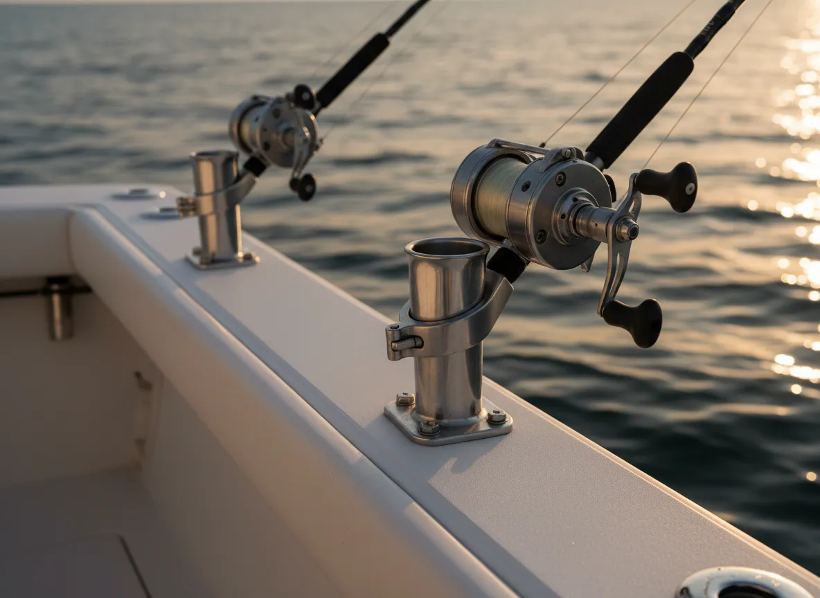 5 deck mount rod holders