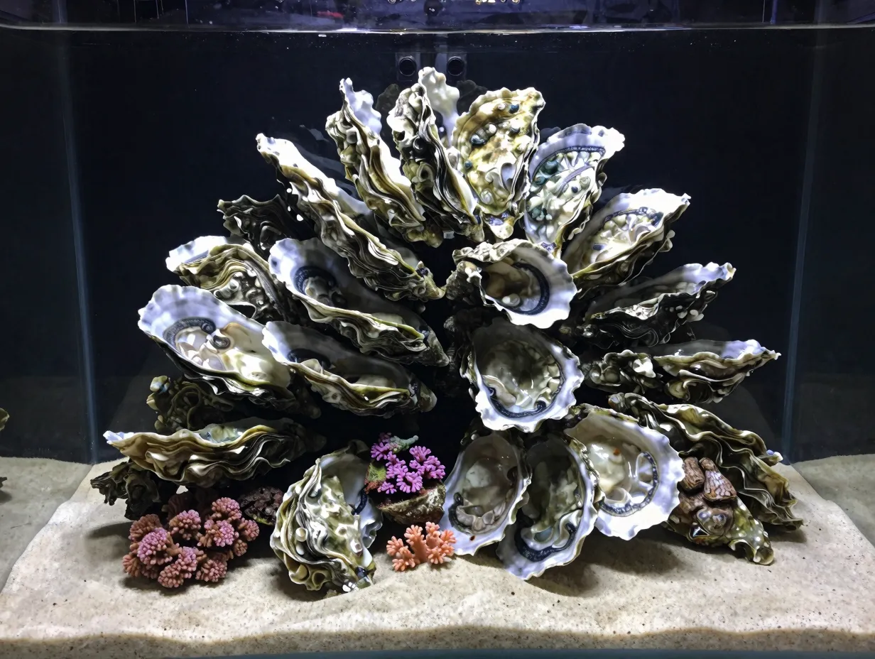 Aquascape centerpiece and live rock alternative