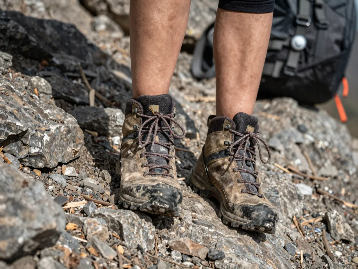 Supportive and terrain appropriate trail footwear