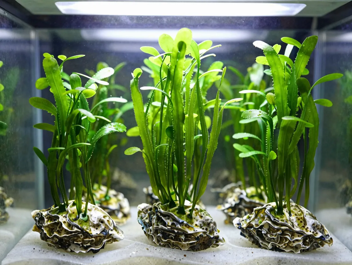 Algae scrubber and refugium attachment surface