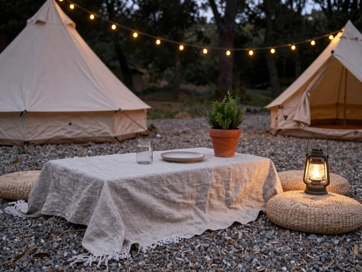 Extend the aesthetic to your campsite or outdoor setup