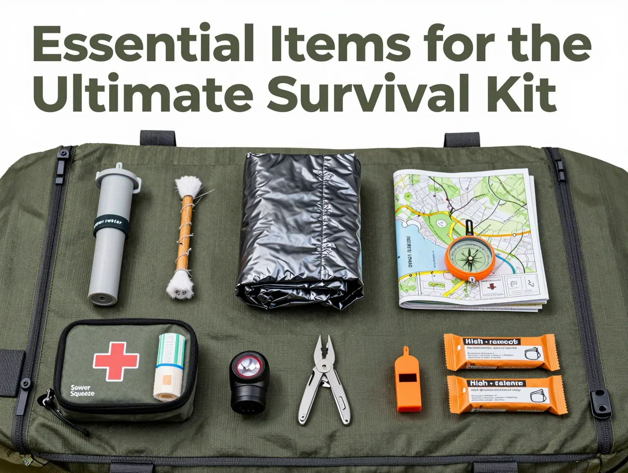 Essential items for the ultimate survival kit