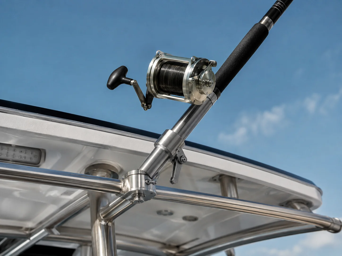 Rail mount rod holders