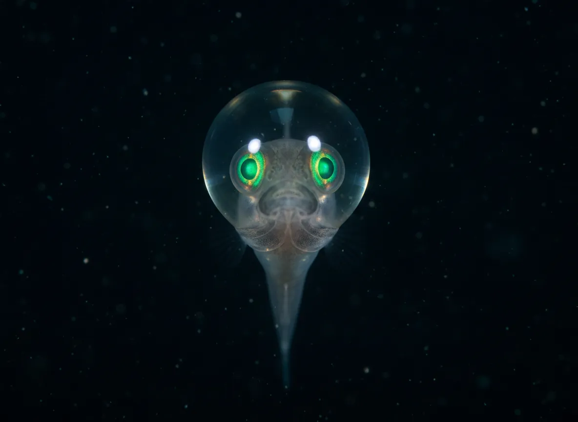 The barreleye fish