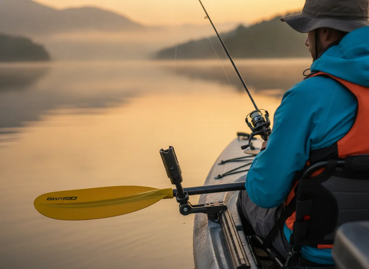 Kayak and small watercraft rod holders