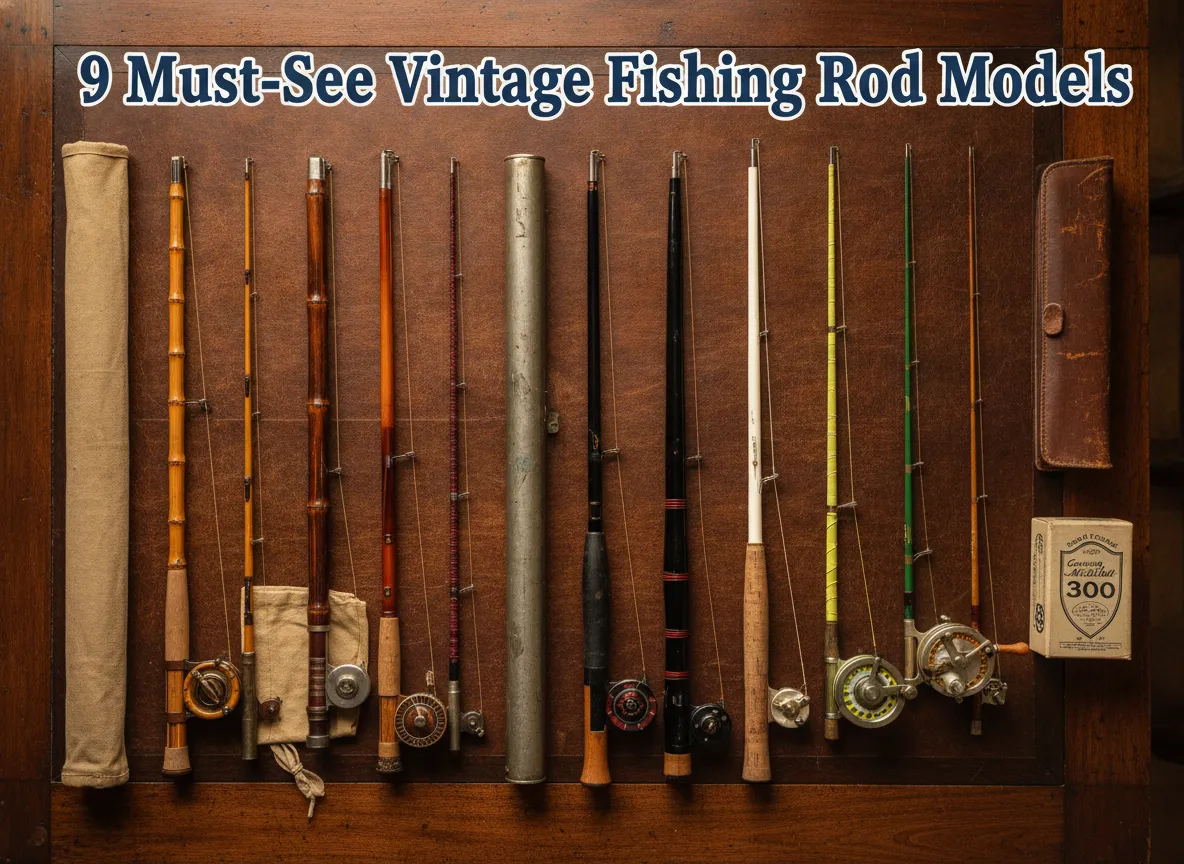 9 must see vintage fishing rod models
