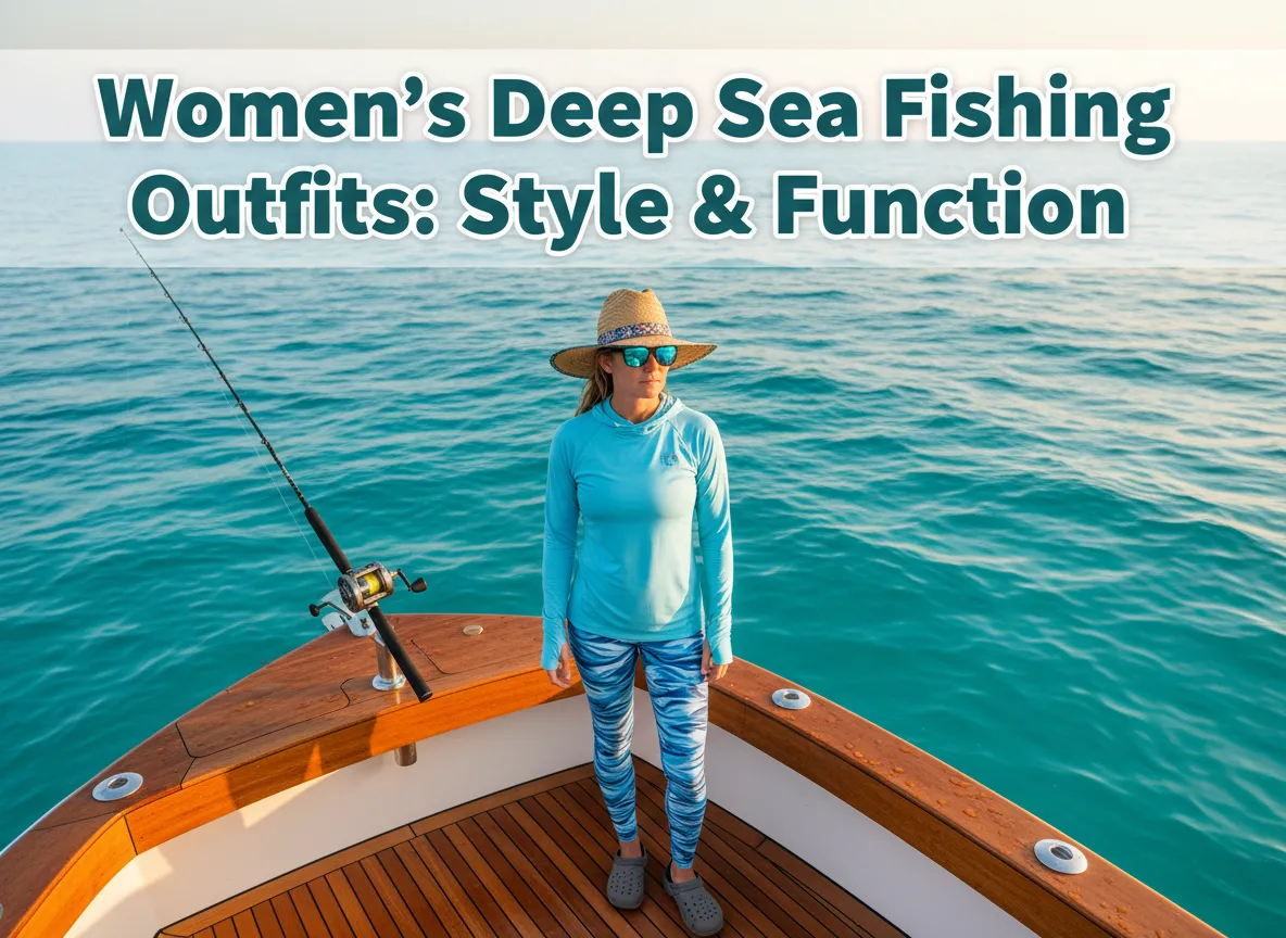 Womens deep sea fishing outfits style function