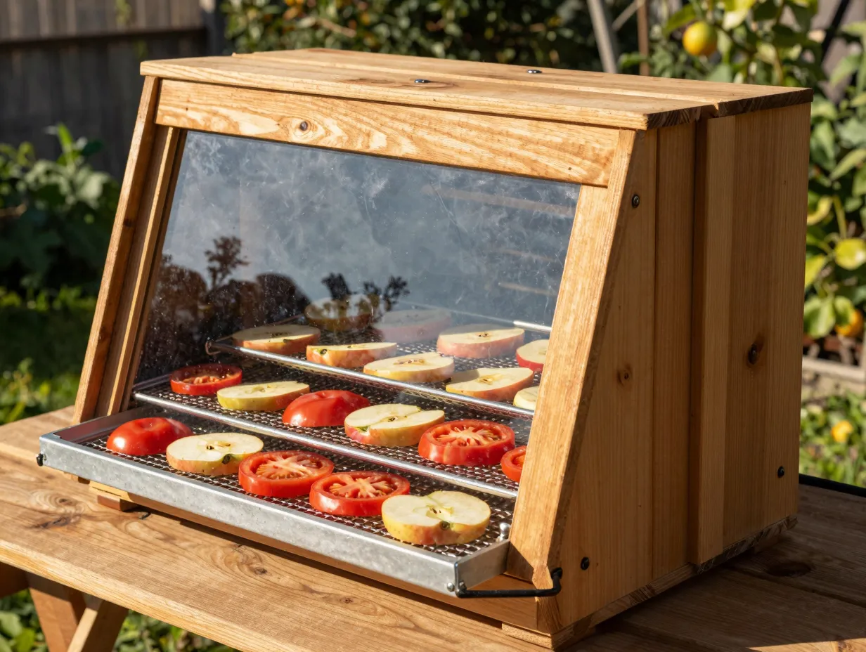 Solar food dehydrator