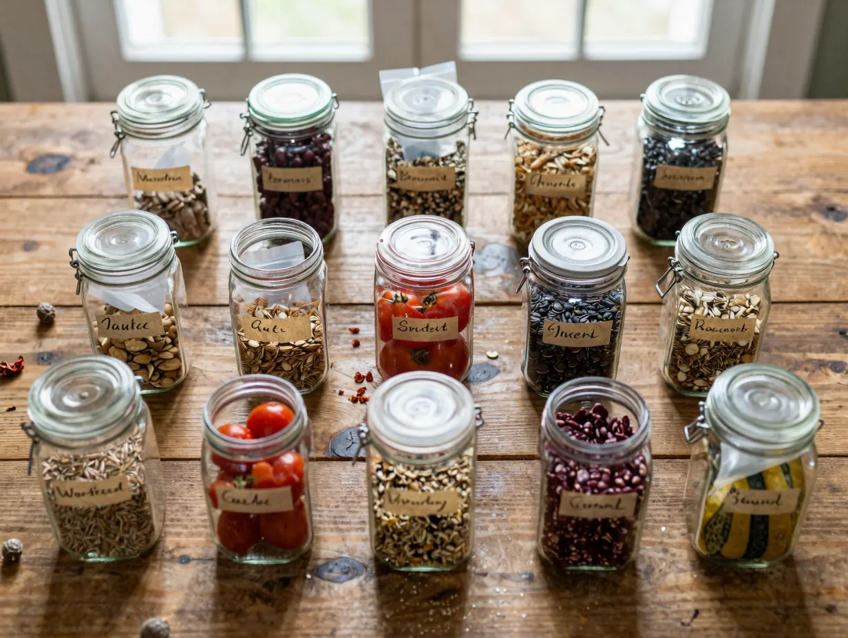 Seed saving and seed bank