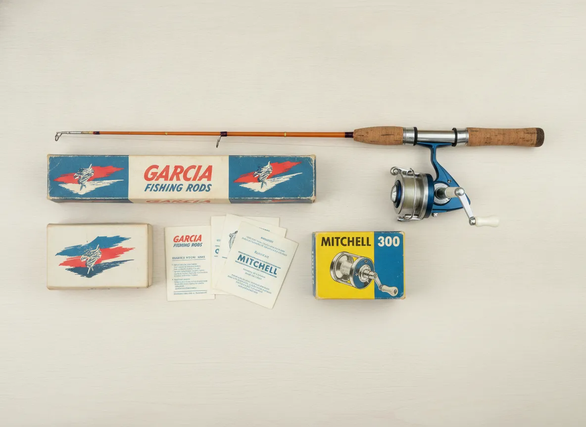 Garcia mitchell 300 spinning rod combo