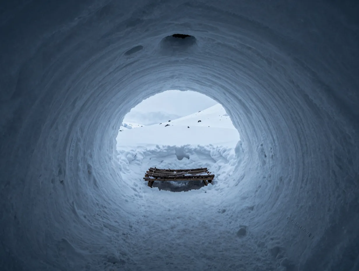 The snow cave