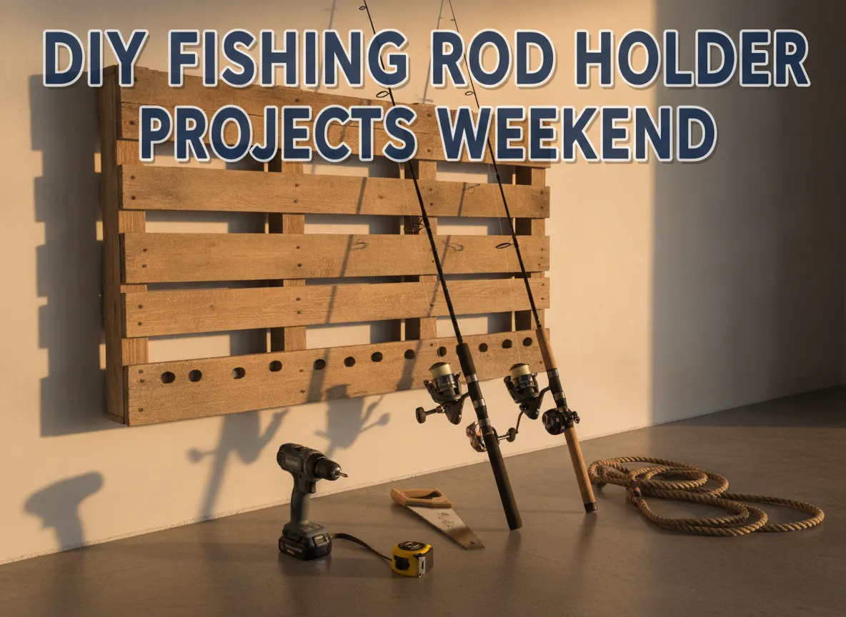 Diy fishing rod holder projects weekend