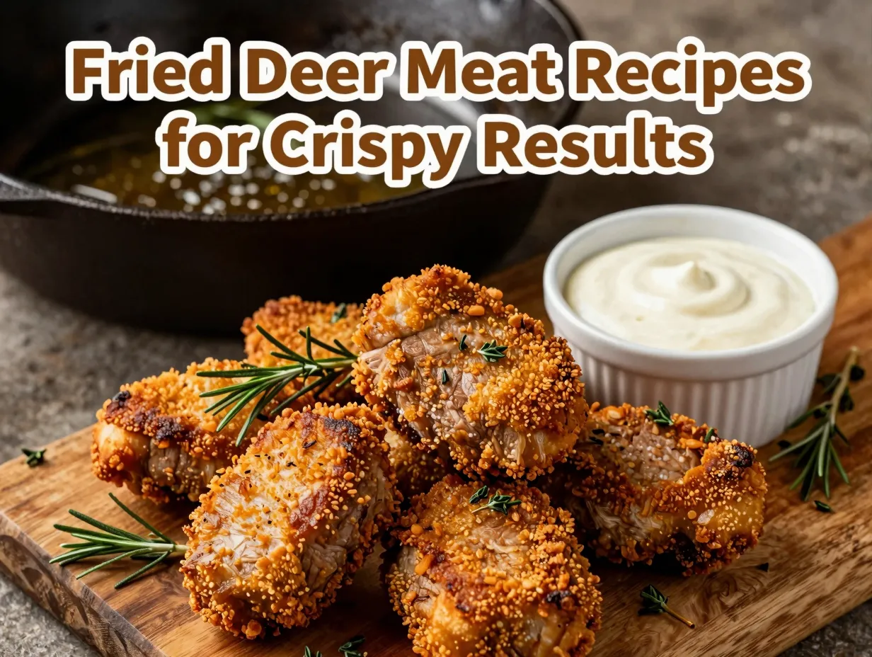 Fried deer meat recipes for crispy results