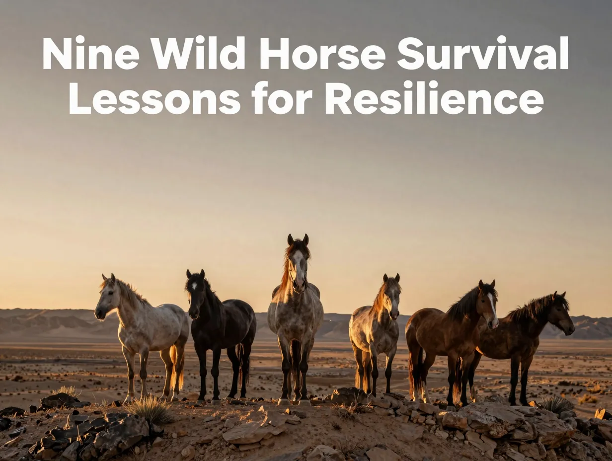 Nine wild horse survival lessons for resilience