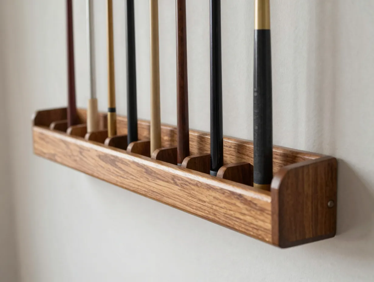 Wooden dowel display rack