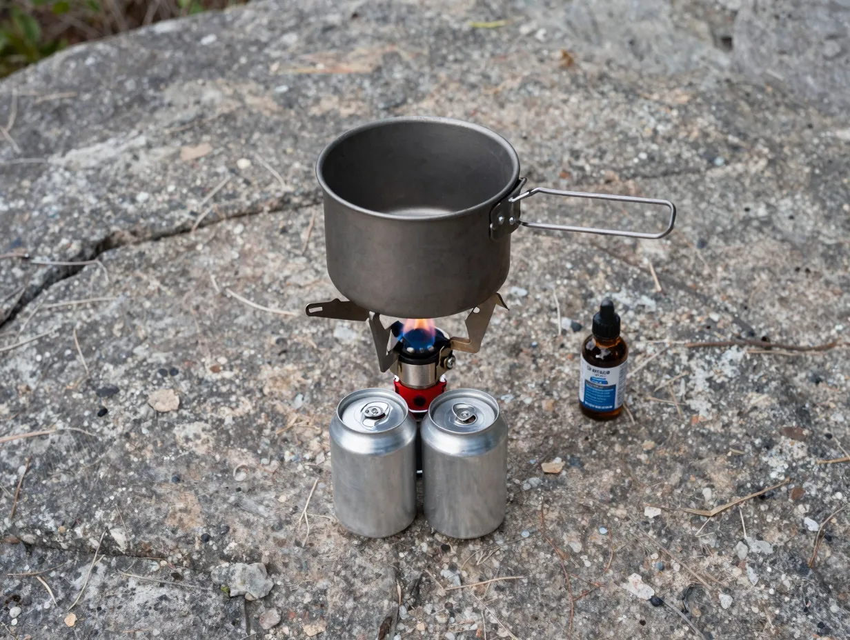 The tin can alcohol stove ultralight cooking on zero budget