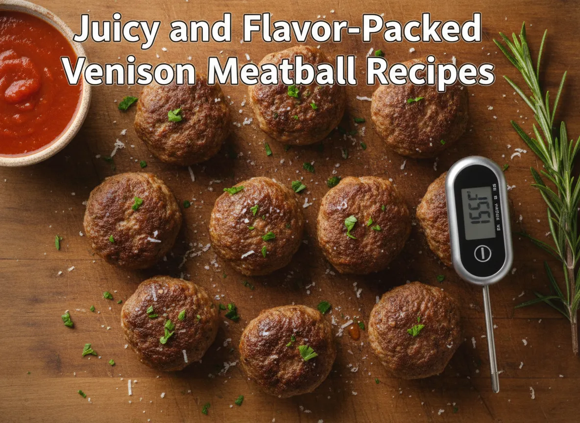 Juicy and flavor packed venison meatball recipes