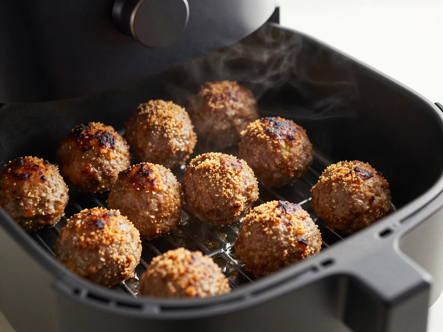 Air fryer venison meatballs