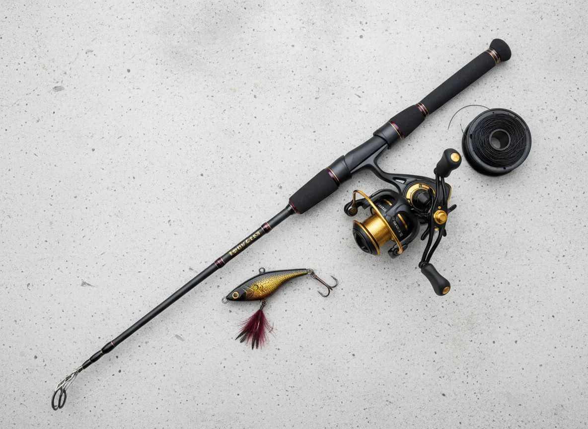8 match the rods color palette to the reel and tackle