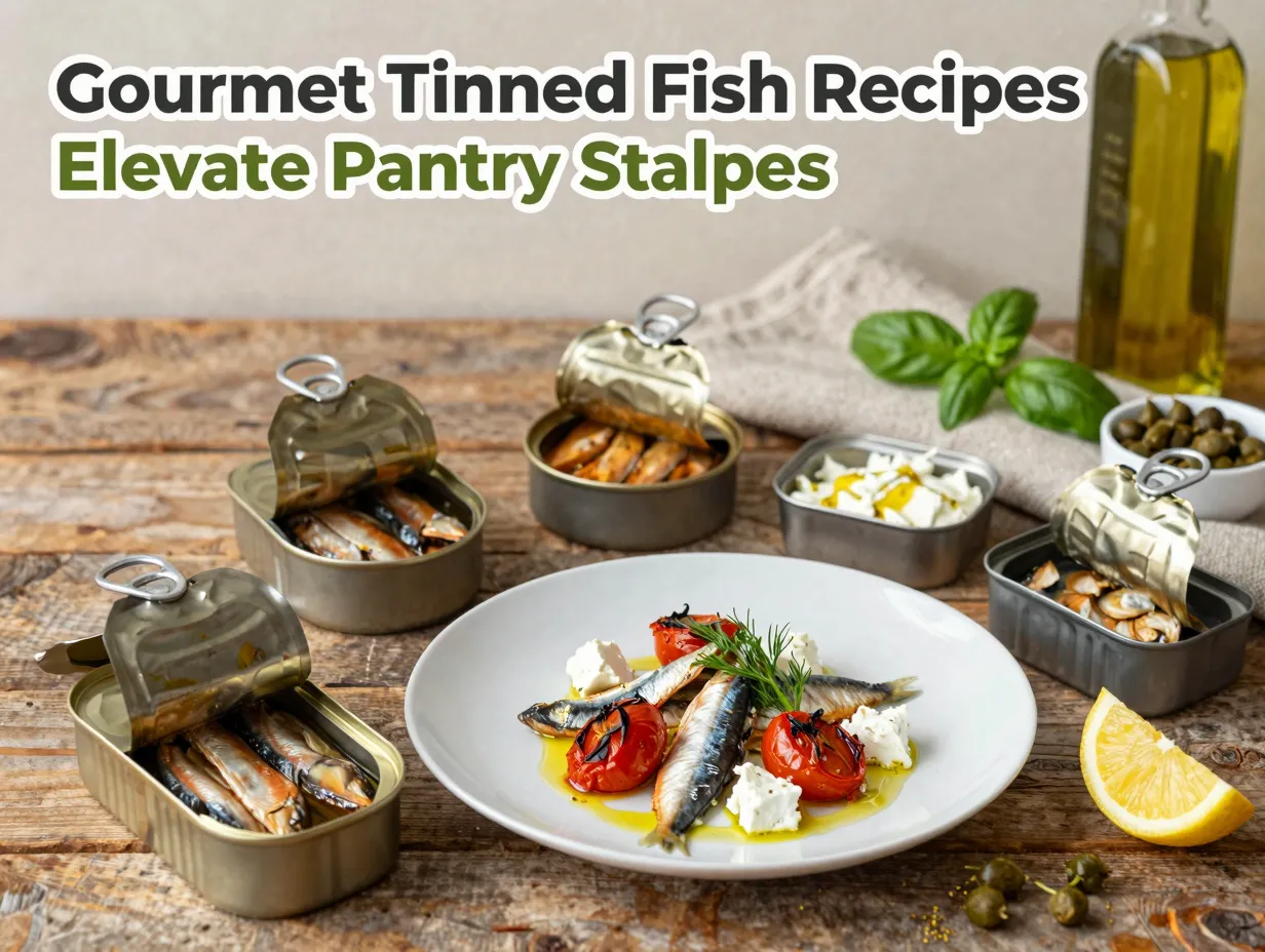 Gourmet tinned fish recipes elevate pantry staples