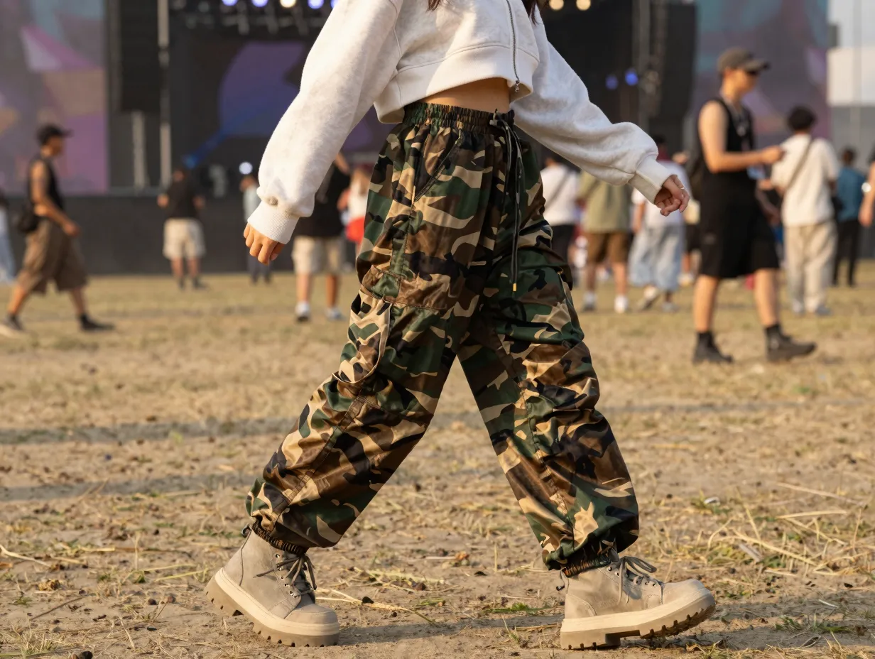 Read more about the article 9 Y2K Camo Outfits for a Throwback Outdoor Festival Look