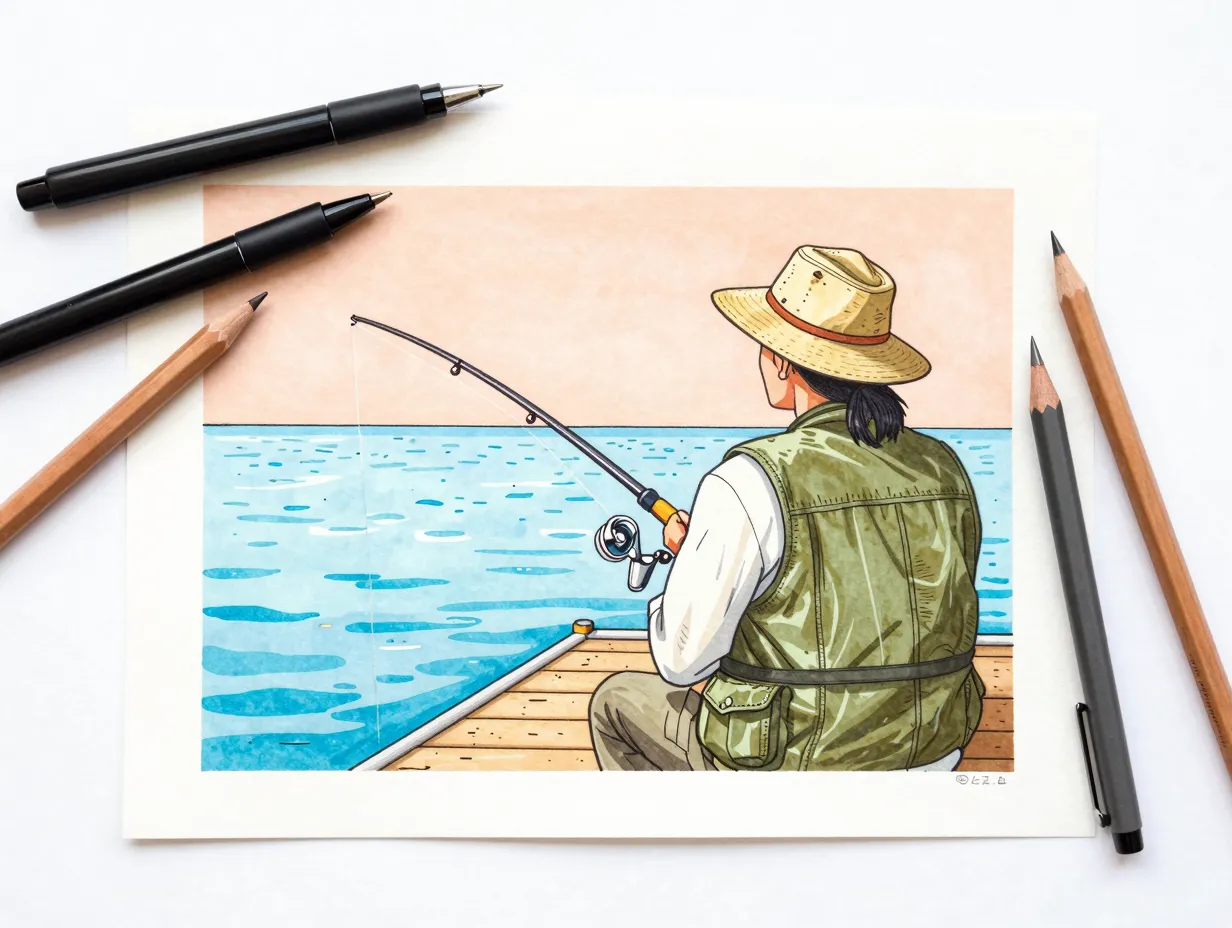 Read more about the article 9 Step-By-Step Tips For A Perfect Man Fishing Drawing