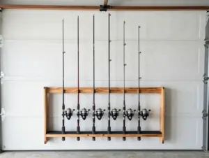 Read more about the article 8 Space-Saving Fishing Pole Rack Ideas For Your Garage, Basement, Or Closet